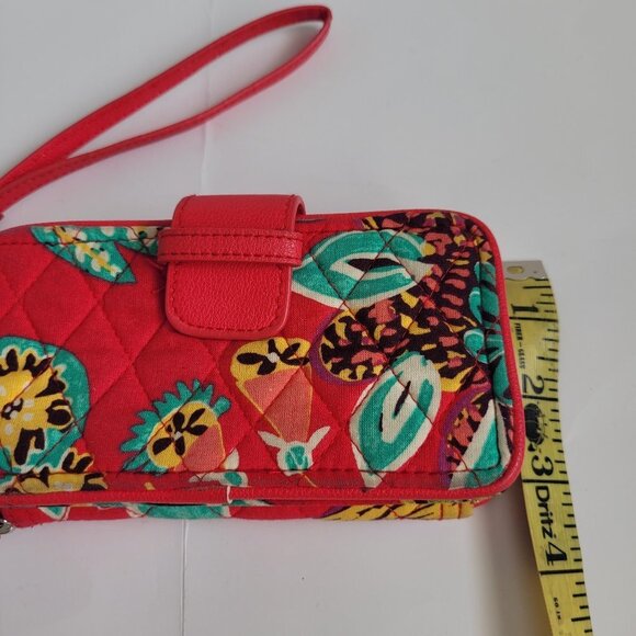 Vera Bradley Wallet Women's Rumba Pink Wristlet Small Pocket Book - Picture 6 of 7